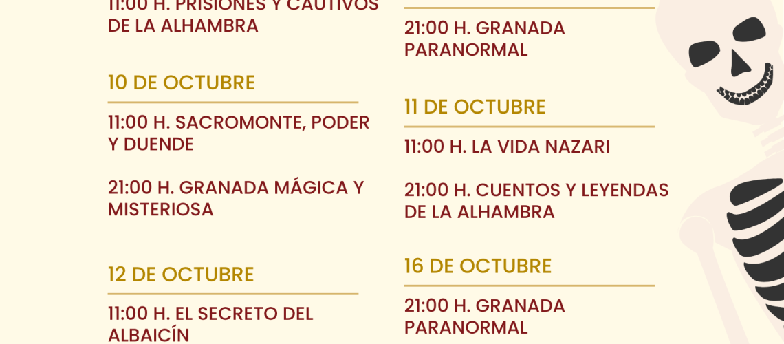 OCTUBRE GRANADA SECRETA