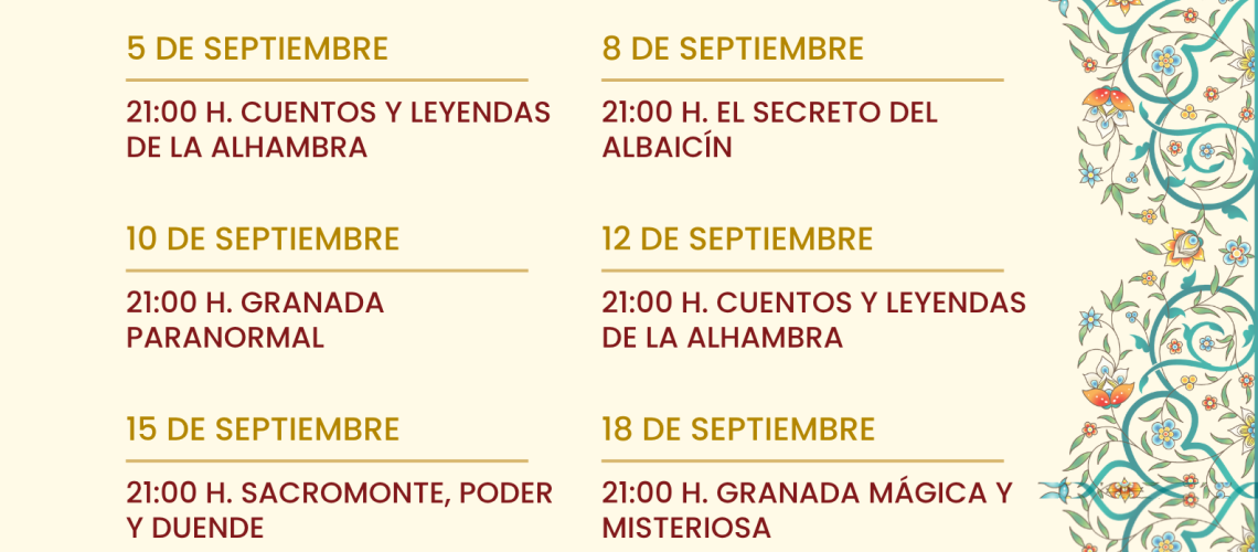 VISITAS GUIADAS SEPTIEMBRE CARTEL